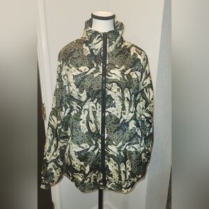 Vintage Ladies FUBU full zip Windbreaker Hooded Jacket -Size MEDIUM